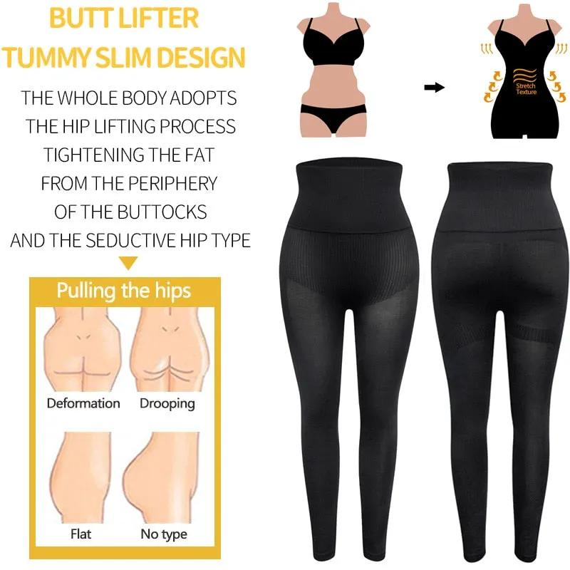 Leg Shapewear Panty Shapers High Waist Tummy Control Panties Anti Cellulite Body Shaper Thigh Slimmer Women Compression Leggings by Vimost Shop
