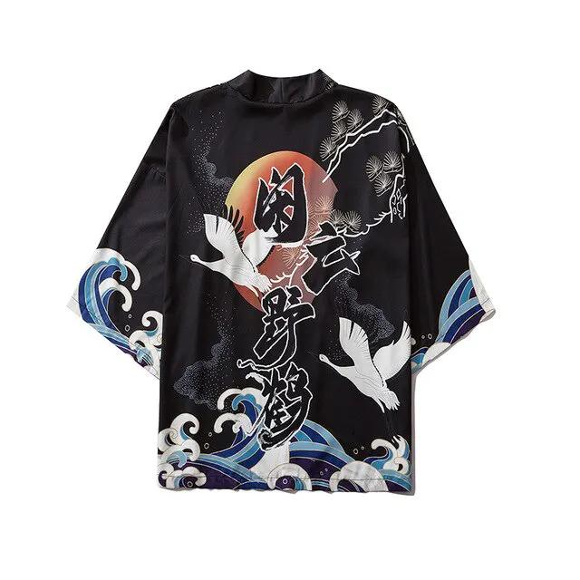 Women Print Clothes Traditional Kimonos Blusas Fashion Men Japanese Asian Style Beach Yukata Clothing by Vimost Shop