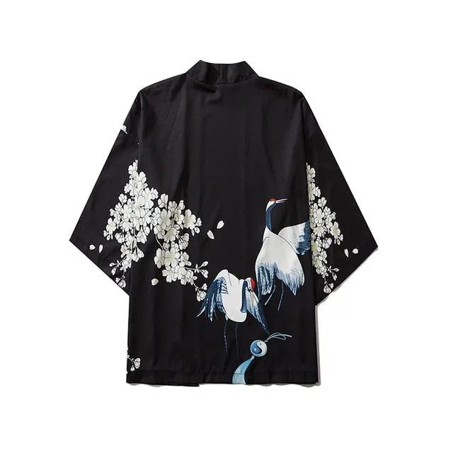 Women Print Clothes Traditional Kimonos Blusas Fashion Men Japanese Asian Style Beach Yukata Clothing by Vimost Shop