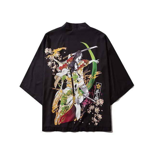 Women Print Clothes Traditional Kimonos Blusas Fashion Men Japanese Asian Style Beach Yukata Clothing by Vimost Shop