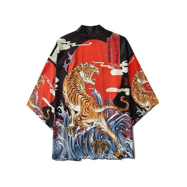 Women Print Clothes Traditional Kimonos Blusas Fashion Men Japanese Asian Style Beach Yukata Clothing by Vimost Shop