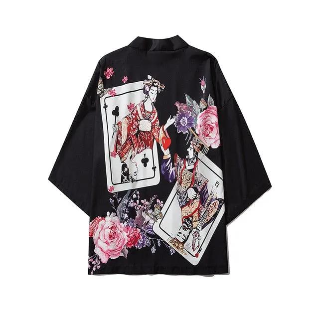 Women Print Clothes Traditional Kimonos Blusas Fashion Men Japanese Asian Style Beach Yukata Clothing by Vimost Shop