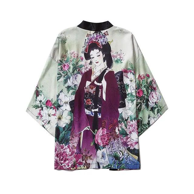 Women Print Clothes Traditional Kimonos Blusas Fashion Men Japanese Asian Style Beach Yukata Clothing by Vimost Shop