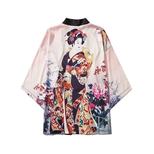 Women Print Clothes Traditional Kimonos Blusas Fashion Men Japanese Asian Style Beach Yukata Clothing by Vimost Shop