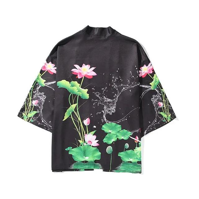i Japanese Style Anime Tiger Cardigan Kimono Cosplay Harajuku Women Men Yukata Streetwear White Traditional Robe Tops by Vimost Shop