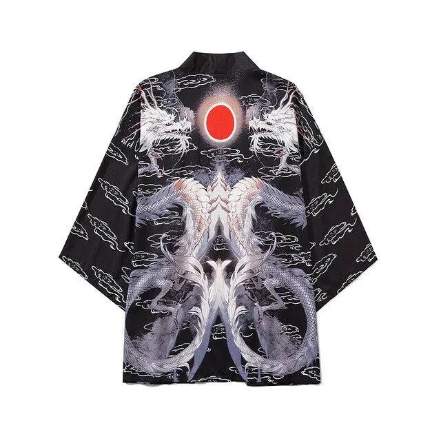 Anime Beauty Devil Kimono Streetwear Style Men Women Cardigan Japanese Robe Female Traditional Clothing by Vimost Shop
