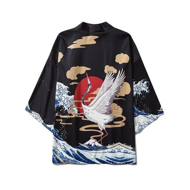 Anime Beauty Devil Kimono Streetwear Style Men Women Cardigan Japanese Robe Female Traditional Clothing by Vimost Shop