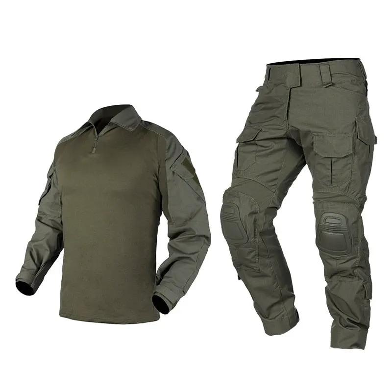 Tactical G3 Combat Suit Shirt & Pants Knee Pads Update Ver Camo Airsoft Military Combat Uniform by Vimost Shop