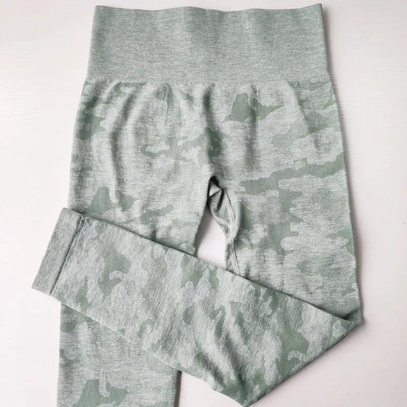 Women 2nd Edition Camo Seamless Leggings High Waist Booty Leggings Scrunch Leggings Yoga Pants Compression Pants Women by Vimost Shop