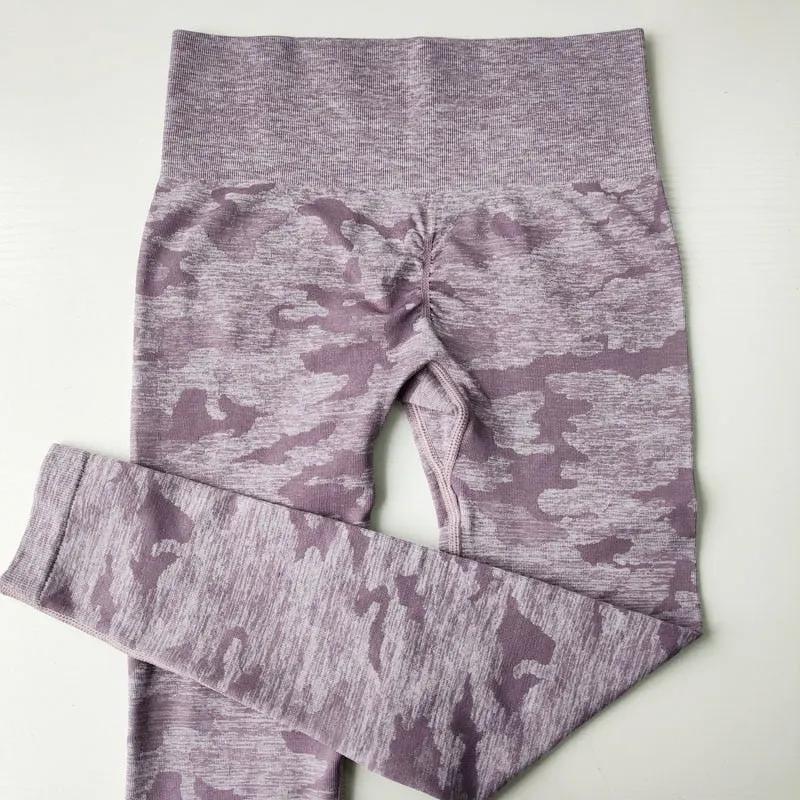 Women 2nd Edition Camo Seamless Leggings High Waist Booty Leggings Scrunch Leggings Yoga Pants Compression Pants Women by Vimost Shop