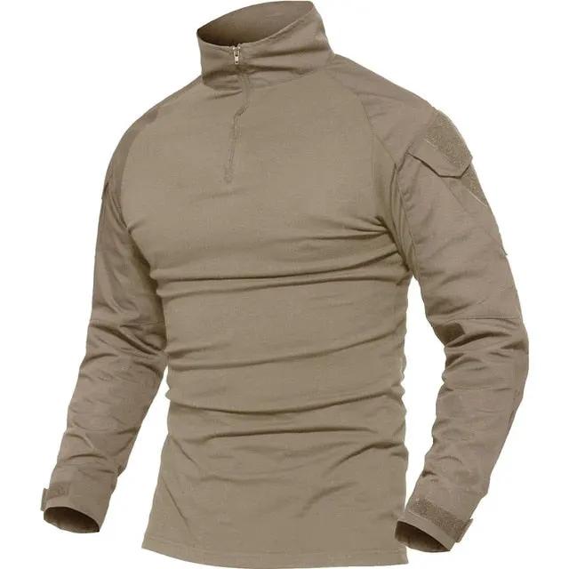 Men Camouflage Tactical T-shirts Summer Army Combat T Shirt Cotton Military T-shirt Airsoft Paintball Hunt Clothing Men by Vimost Shop