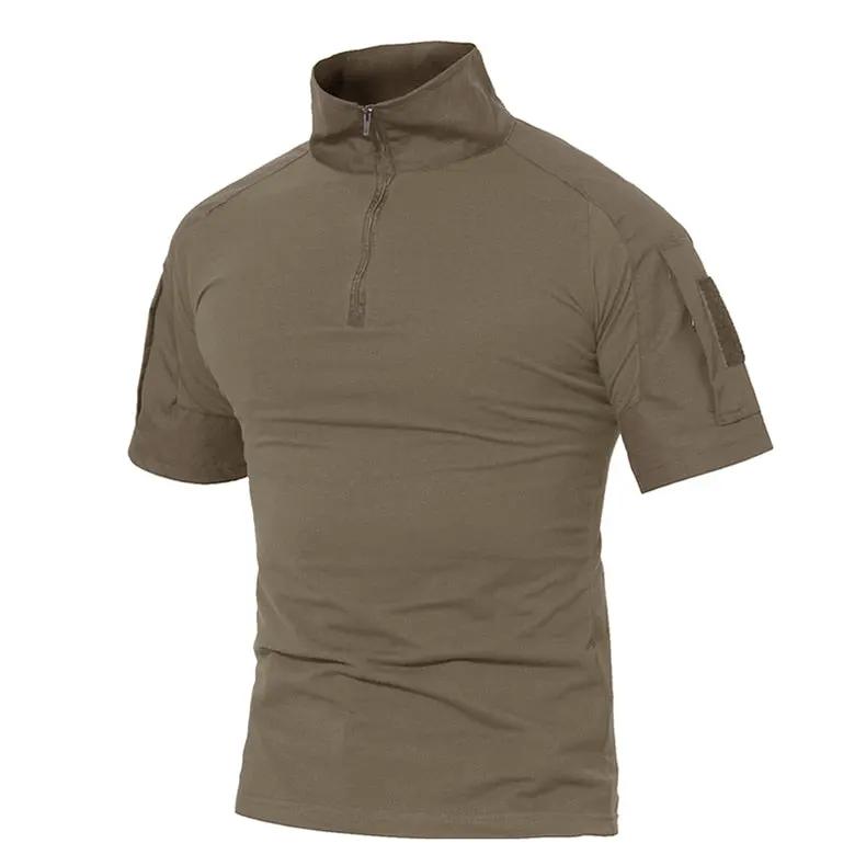Men Summer T Shirts Airsoft Army Tactical T Shirt Short Sleeve Military Camouflage Cotton Tee Shirts Paintball Clothing by Vimost Shop