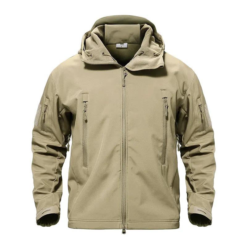 Army Camouflage Airsoft Jacket Men Military Tactical Jacket Winter Waterproof Softshell Jacket Windbreaker Hunt Clothes by Vimost Shop