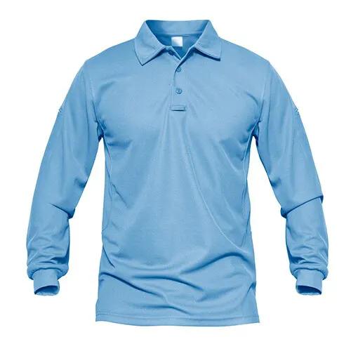 Men Tactical T-shirts Summer Quick Dry Performance Airsoft T-shirts Long Sleeve Lightweight Pique Jersey Golf T-shirts by Vimost Shop