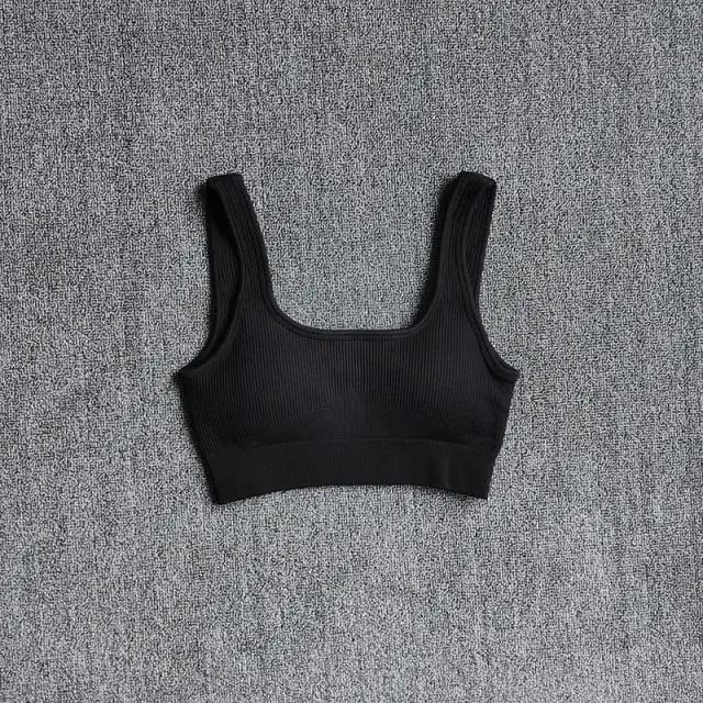Seamless Sport Bra Women Lingerie Fitness Yoga Running Vest Underwear Padded Crop Tops Underwear Push Up Gym Top Bras by Vimost Shop