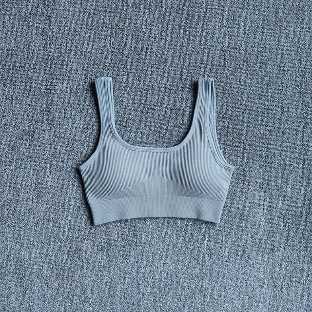 Seamless Sport Bra Women Lingerie Fitness Yoga Running Vest Underwear Padded Crop Tops Underwear Push Up Gym Top Bras by Vimost Shop