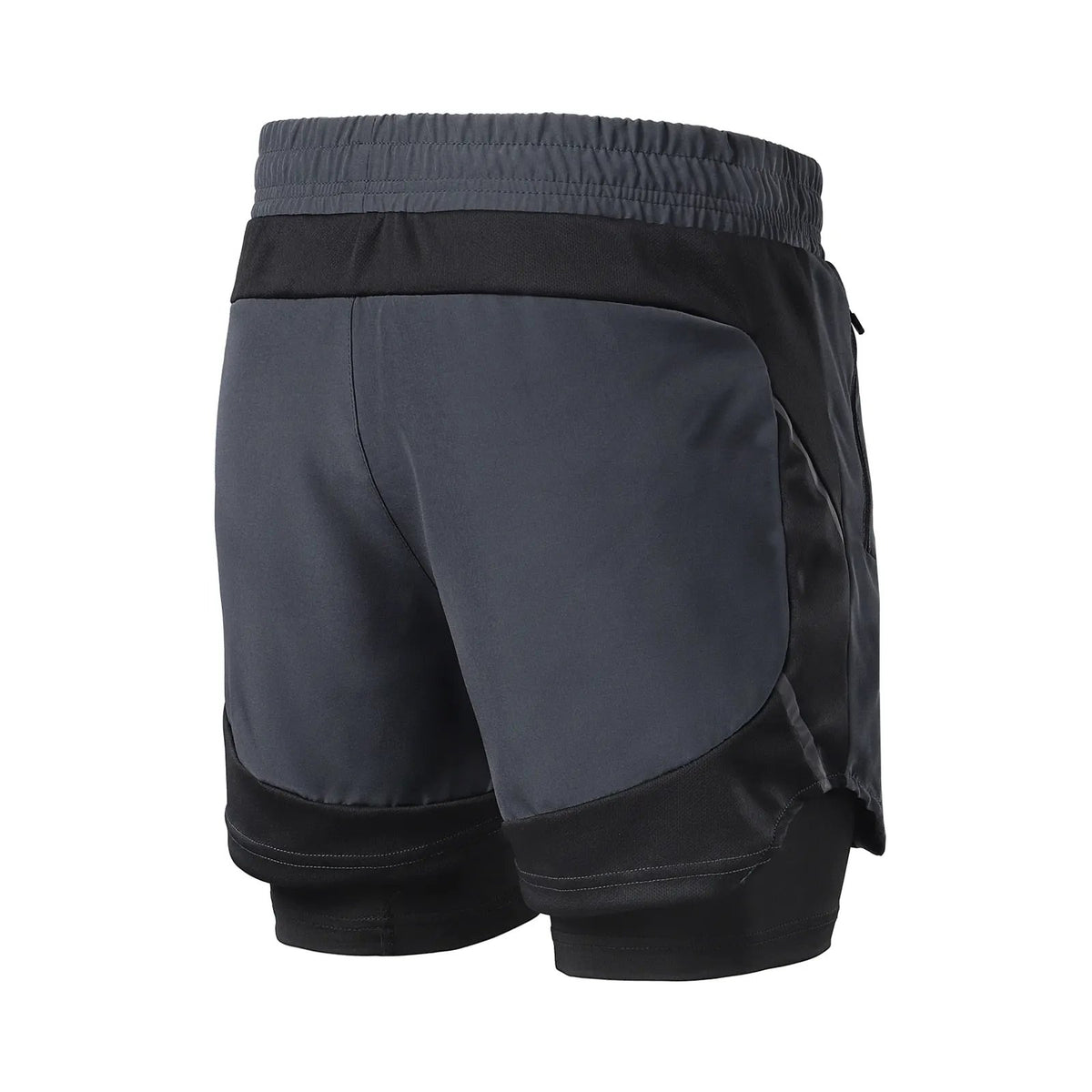 Running Shorts 2 in 1 Quick Dry Athletic Training Exercise Jogging Sports Gym Shorts With Zipper Pocket by Vimost Shop