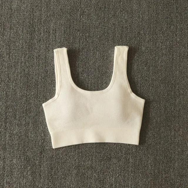 Seamless Sport Bra Women Lingerie Fitness Yoga Running Vest Underwear Padded Crop Tops Underwear Push Up Gym Top Bras by Vimost Shop