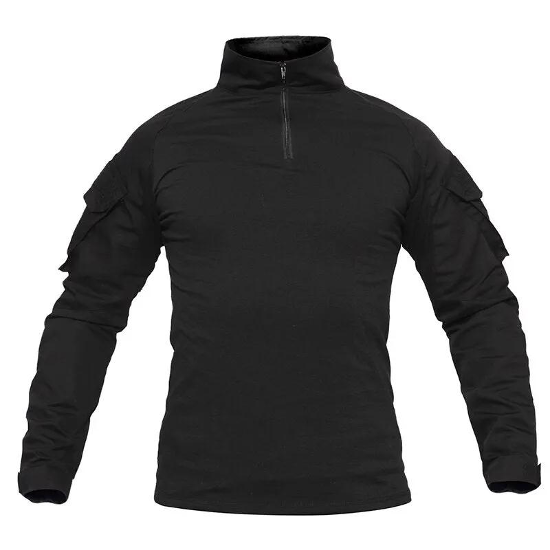 T-shirts Men Navy Military Tactical T-shirts Long Sleeve Combat Army tshirts Quick Dry Multicam Airsoft Man Top Tees by Vimost Shop