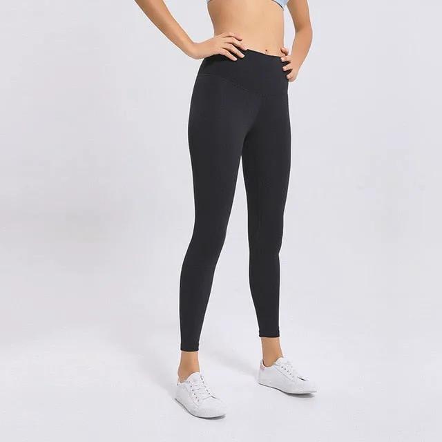 Women Stretchy High Waist Gym Sport Tights Yoga Pants by Vimost Shop