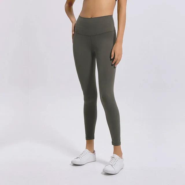 Women Stretchy High Waist Gym Sport Tights Yoga Pants by Vimost Shop