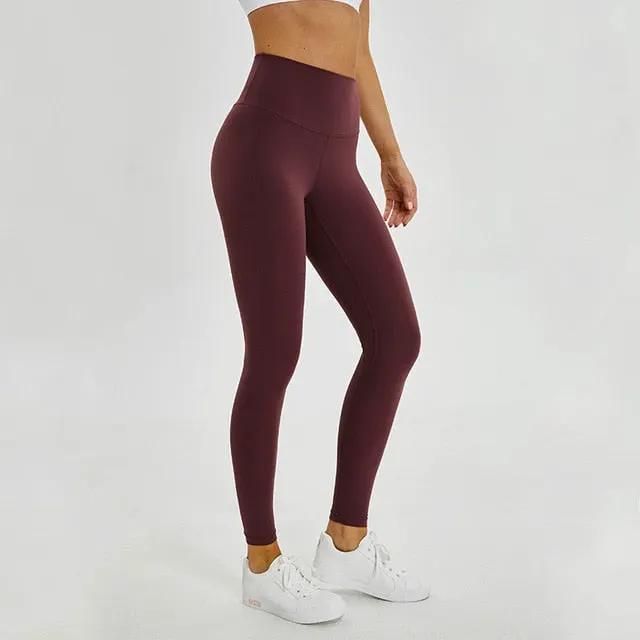 Women Stretchy High Waist Gym Sport Tights Yoga Pants by Vimost Shop