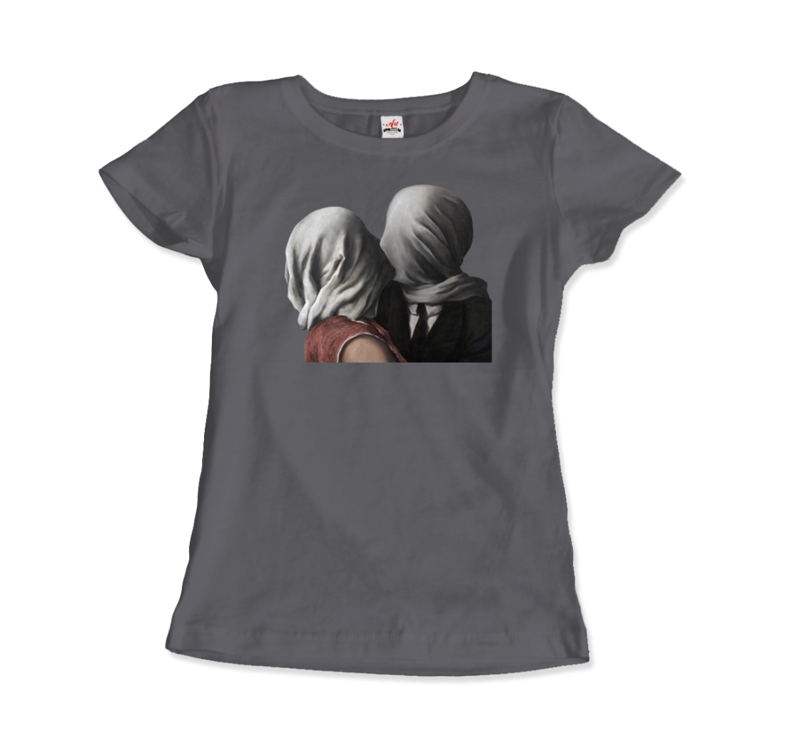 Rene Magritte the Lovers II (1928) artwork t-shirt by Art-O-Rama Shop