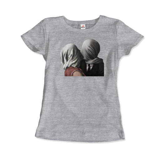 Rene Magritte the Lovers II (1928) artwork t-shirt by Art-O-Rama Shop