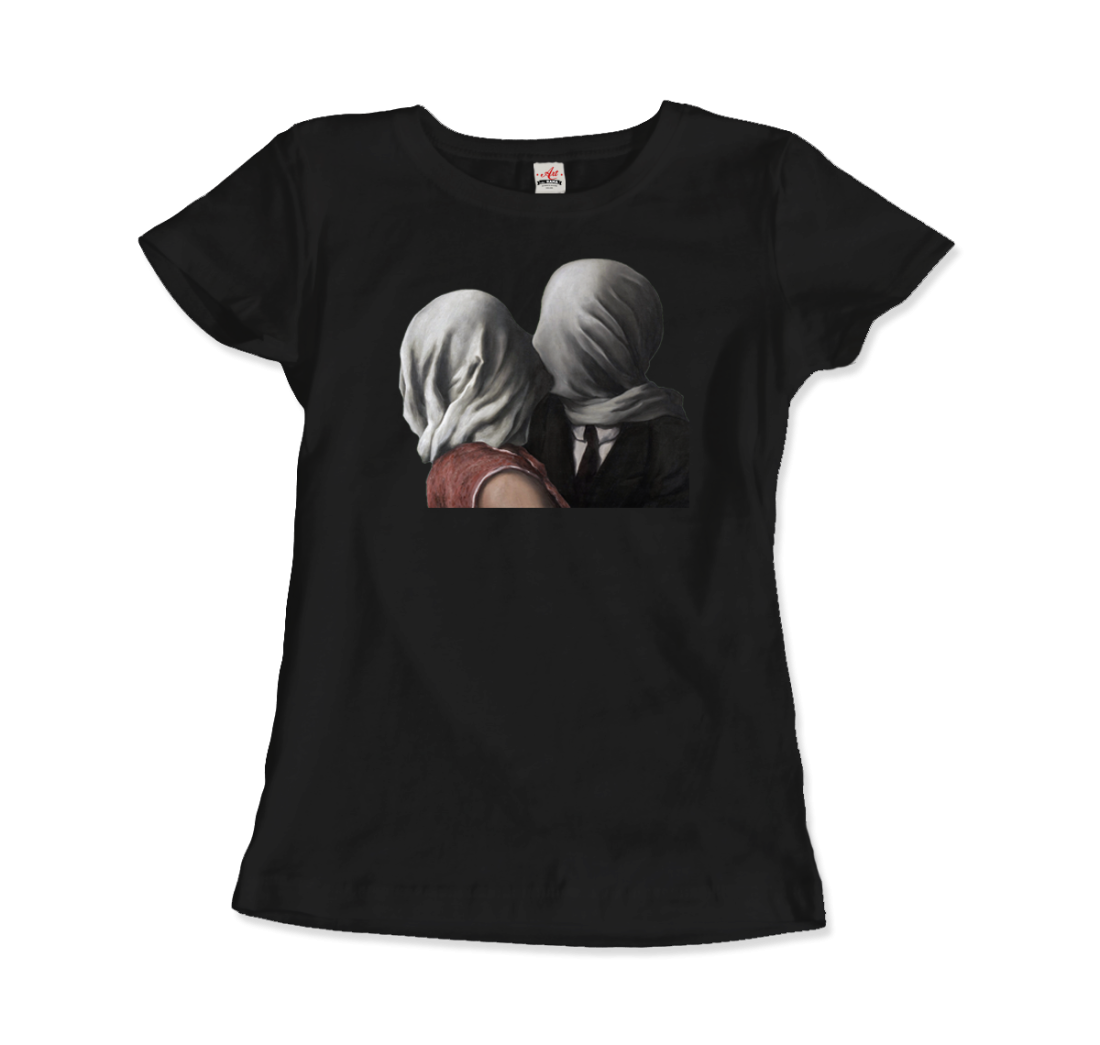 Rene Magritte the Lovers II (1928) artwork t-shirt by Art-O-Rama Shop