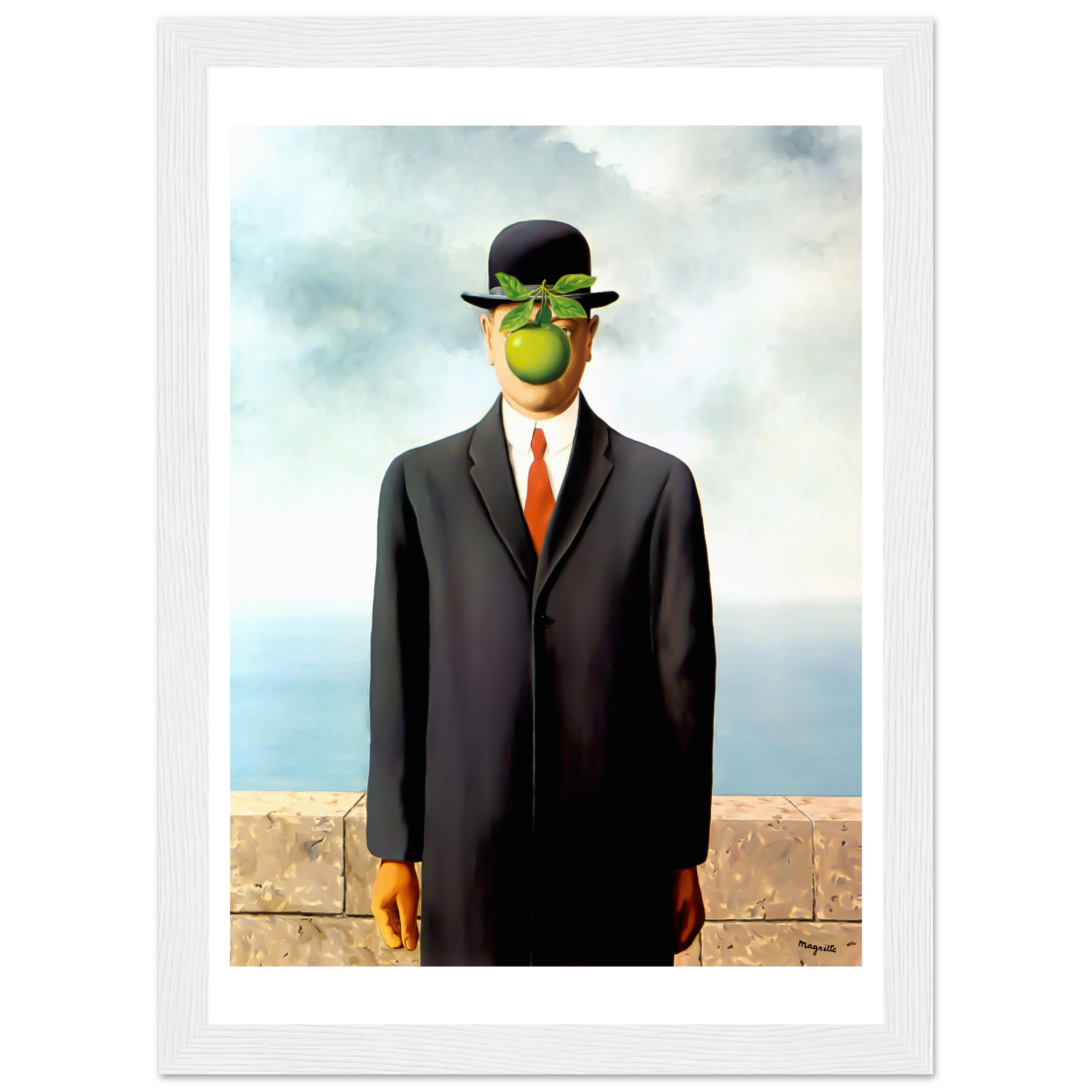 Rene Magritte the Son of Man, 1964 artwork poster by Art-O-Rama Shop