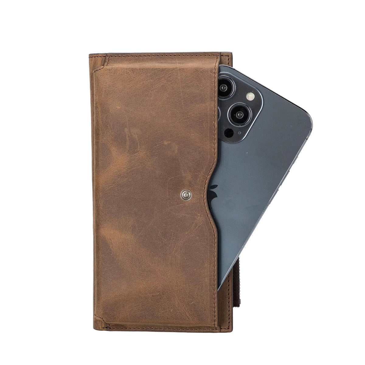 Riverton Women's Leather Wallet with Cell Phone Section by TORONATA