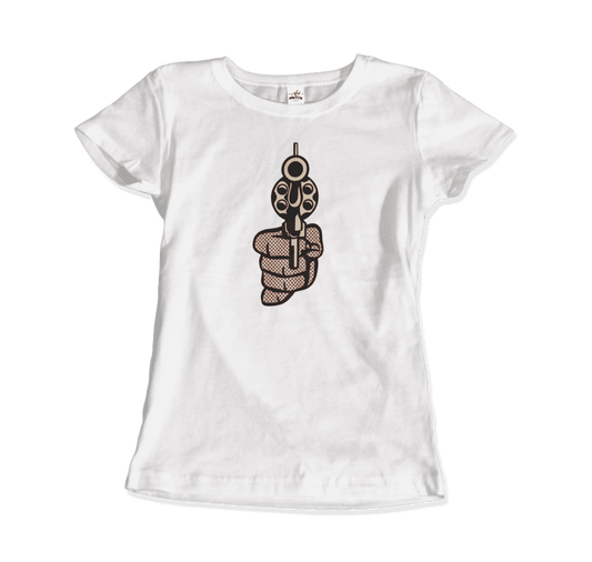Roy Fox Lichtenstein, Pistol 1964 artwork t-shirt by Art-O-Rama Shop