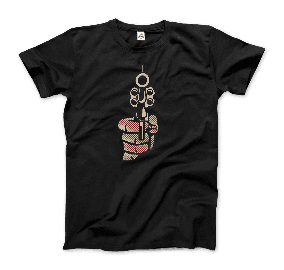 Roy Fox Lichtenstein, Pistol 1964 artwork t-shirt by Art-O-Rama Shop