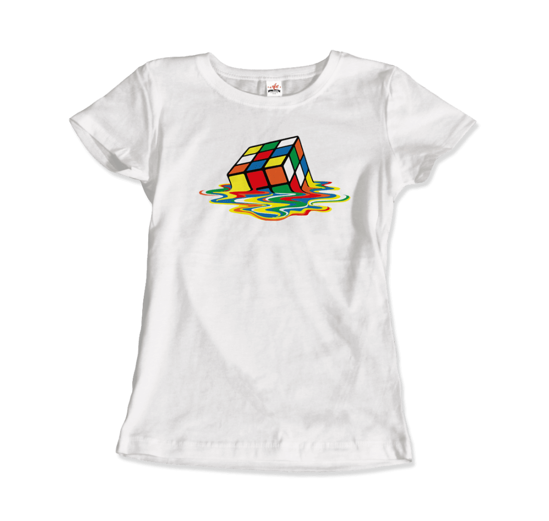 Rubick's Cube Melting, Sheldon Cooper's t-shirt by Art-O-Rama Shop