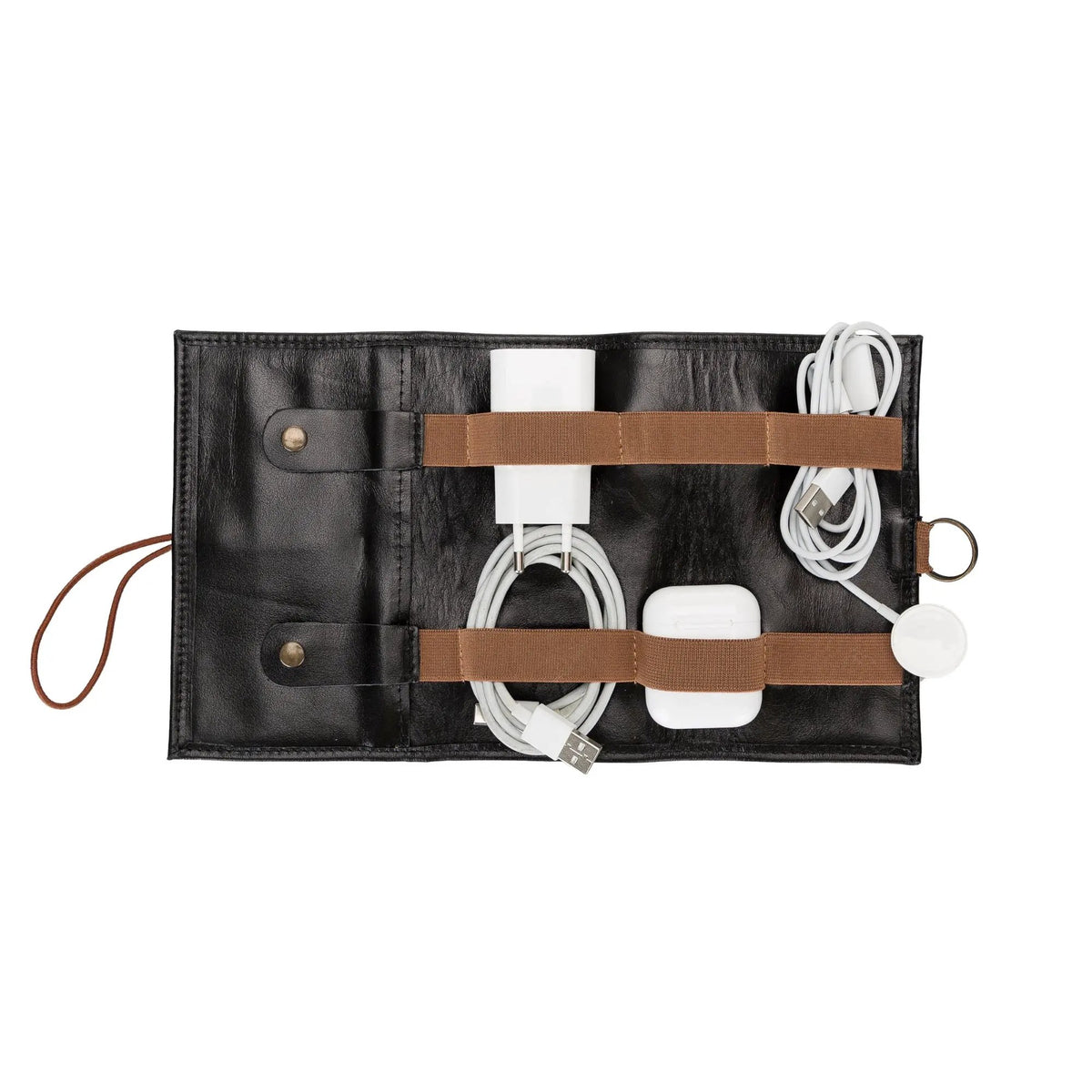 Salida Travel Pouch and Premium Leather Cable Organizer by TORONATA