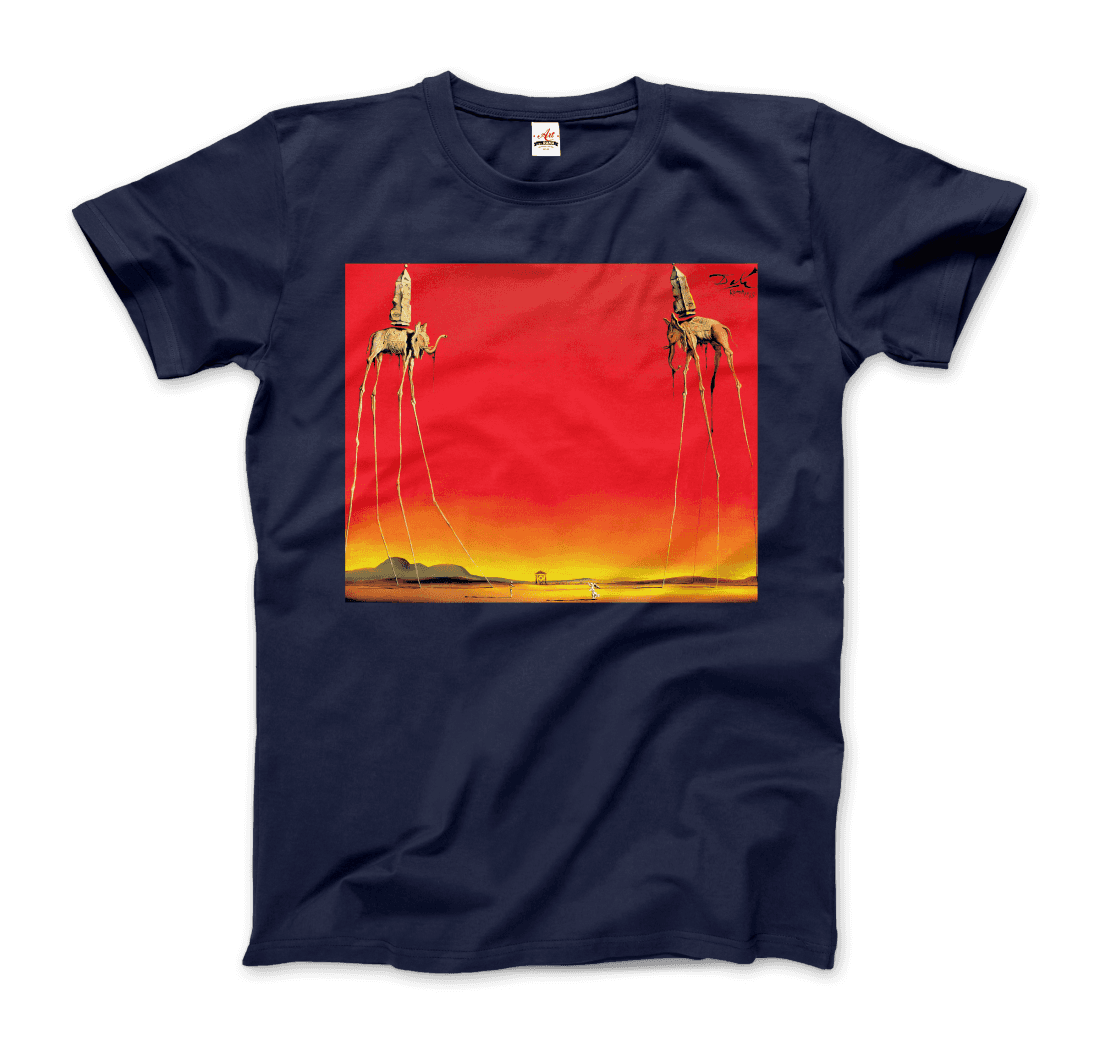 Salvador Dali, the Elephants artwork t-shirt by Art-O-Rama Shop