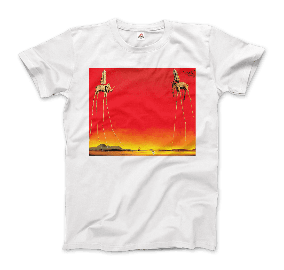 Salvador Dali, the Elephants artwork t-shirt by Art-O-Rama Shop