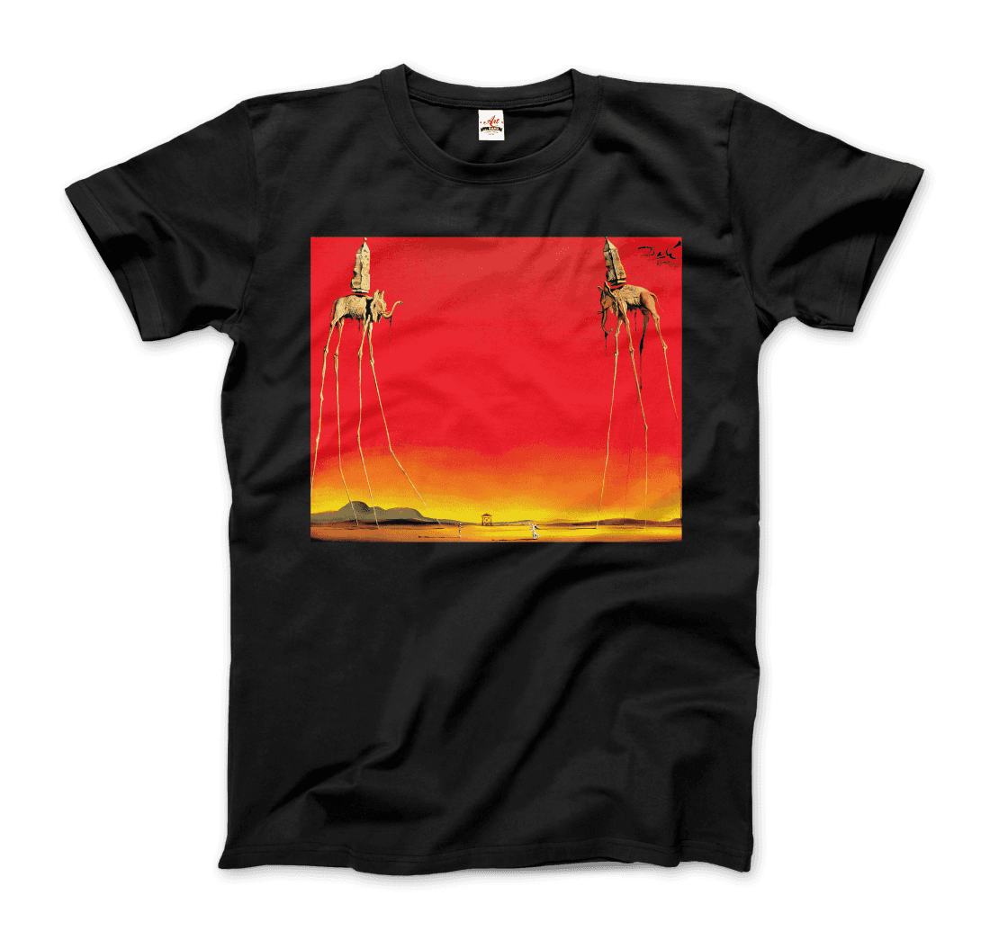 Salvador Dali, the Elephants artwork t-shirt by Art-O-Rama Shop