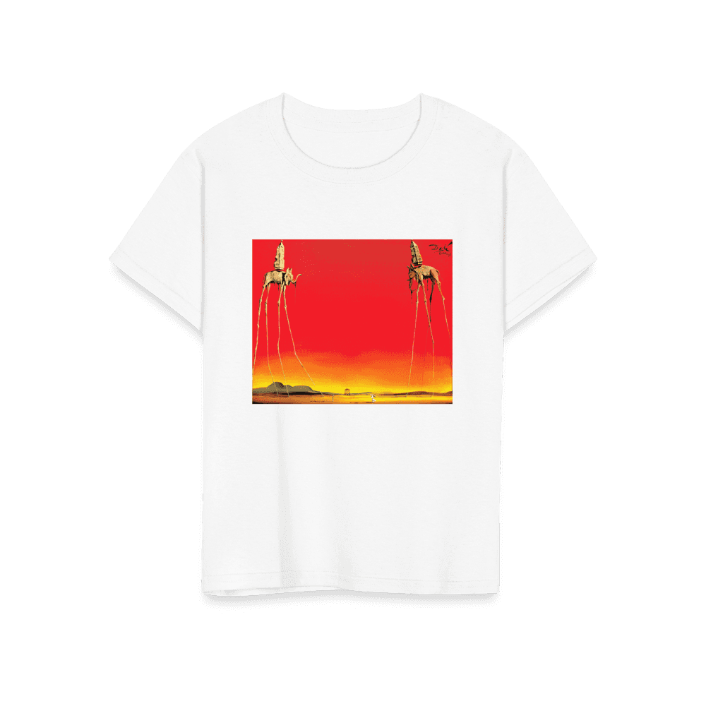 Salvador Dali, the Elephants artwork t-shirt by Art-O-Rama Shop