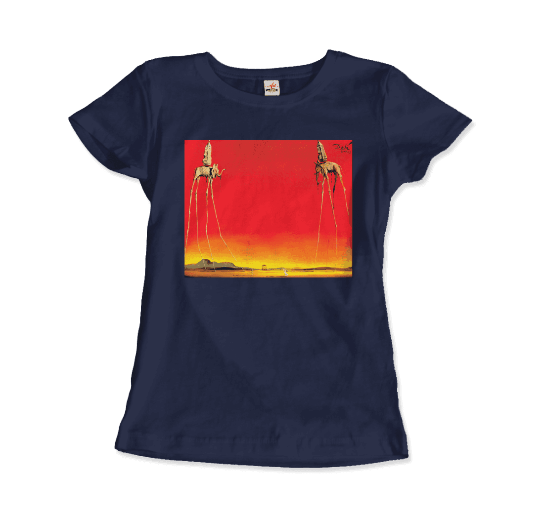 Salvador Dali, the Elephants artwork t-shirt by Art-O-Rama Shop