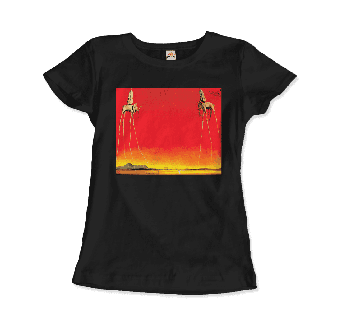 Salvador Dali, the Elephants artwork t-shirt by Art-O-Rama Shop