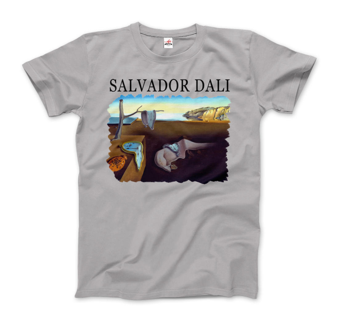 Salvador Dali the Persistence of Memory 1931 artwork t-shirt by Art-O-Rama Shop