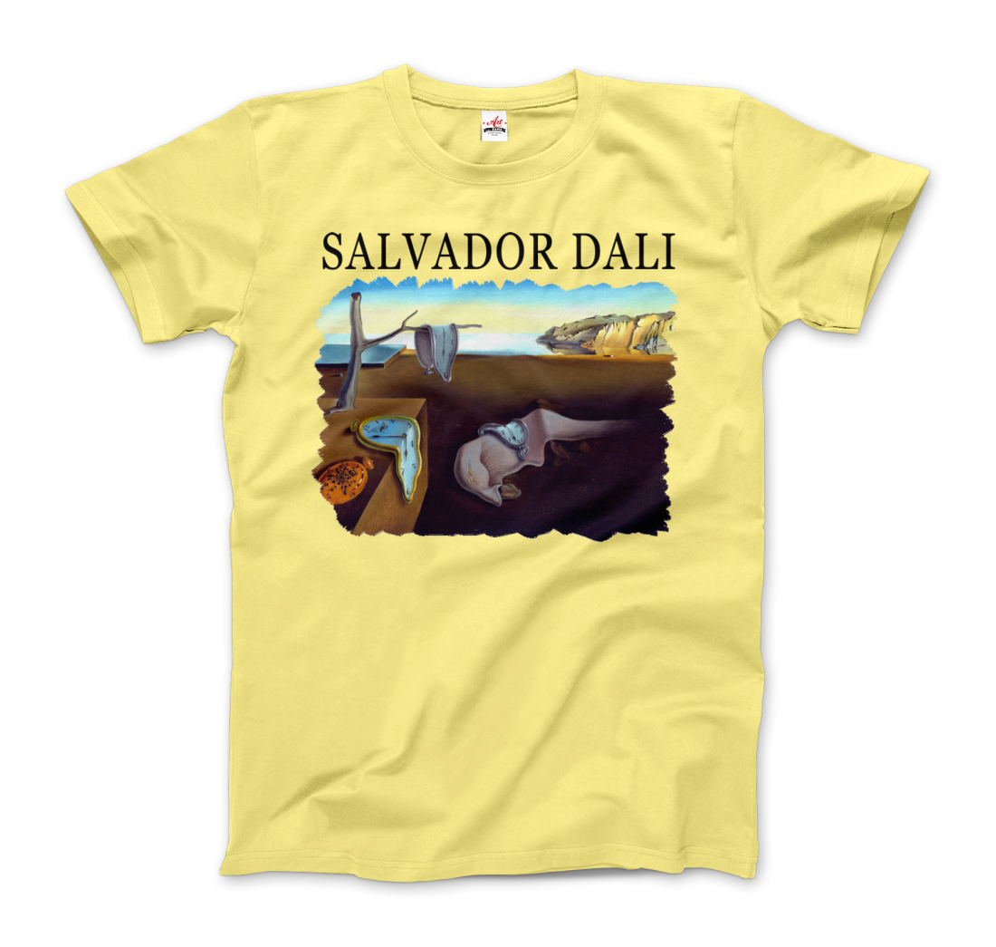 Salvador Dali the Persistence of Memory 1931 artwork t-shirt by Art-O-Rama Shop
