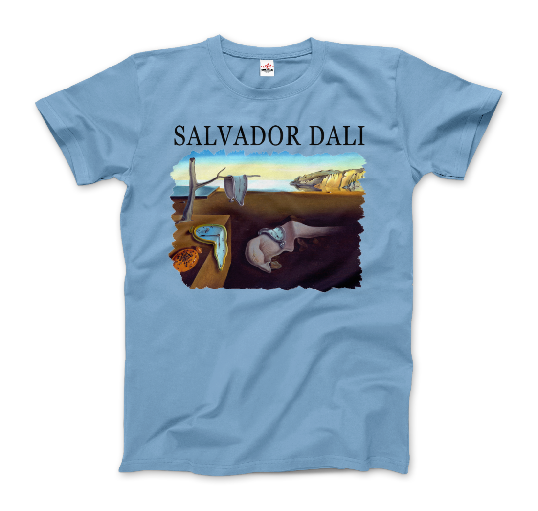 Salvador Dali the Persistence of Memory 1931 artwork t-shirt by Art-O-Rama Shop