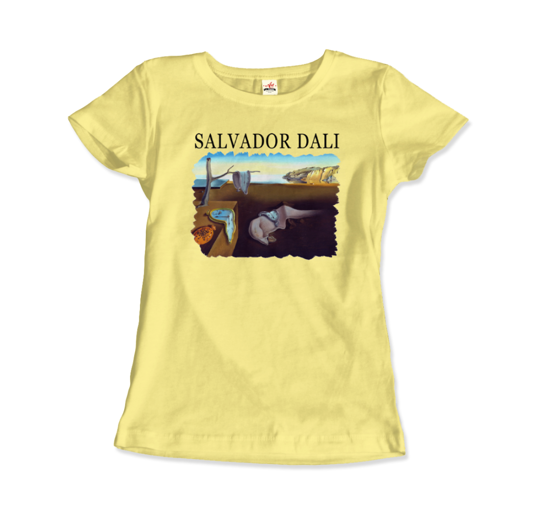Salvador Dali the Persistence of Memory 1931 artwork t-shirt by Art-O-Rama Shop