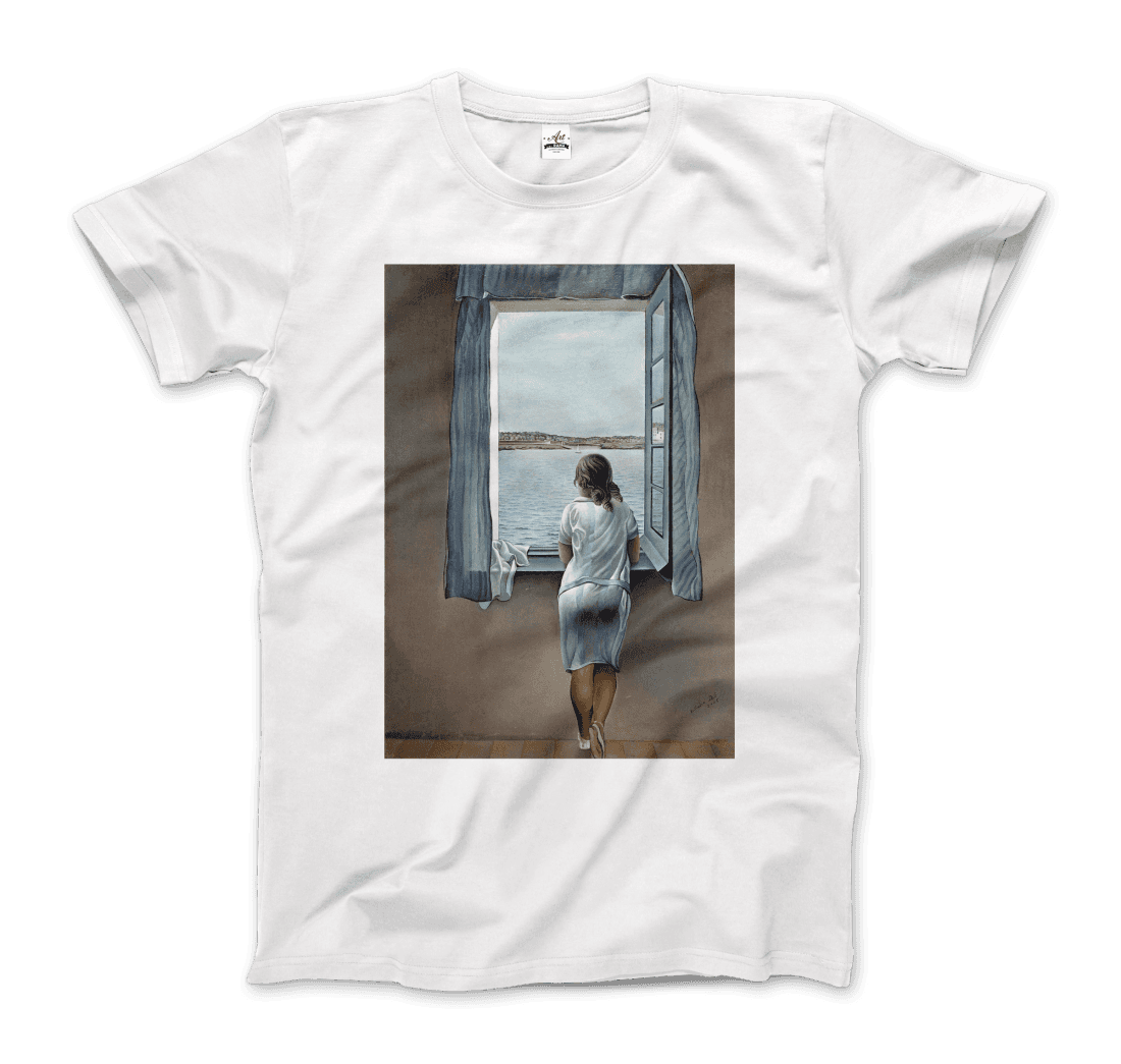 Salvador Dali Young Woman at a Window artwork t-shirt by Art-O-Rama Shop