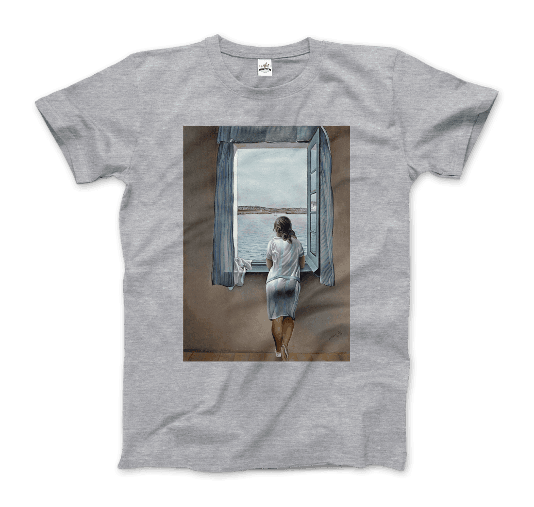Salvador Dali Young Woman at a Window artwork t-shirt by Art-O-Rama Shop