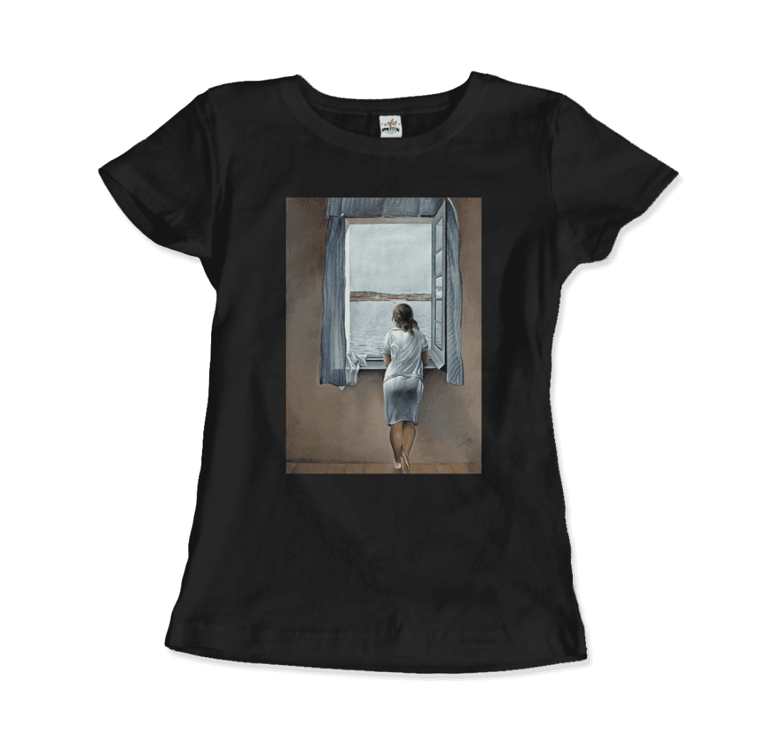 Salvador Dali Young Woman at a Window artwork t-shirt by Art-O-Rama Shop
