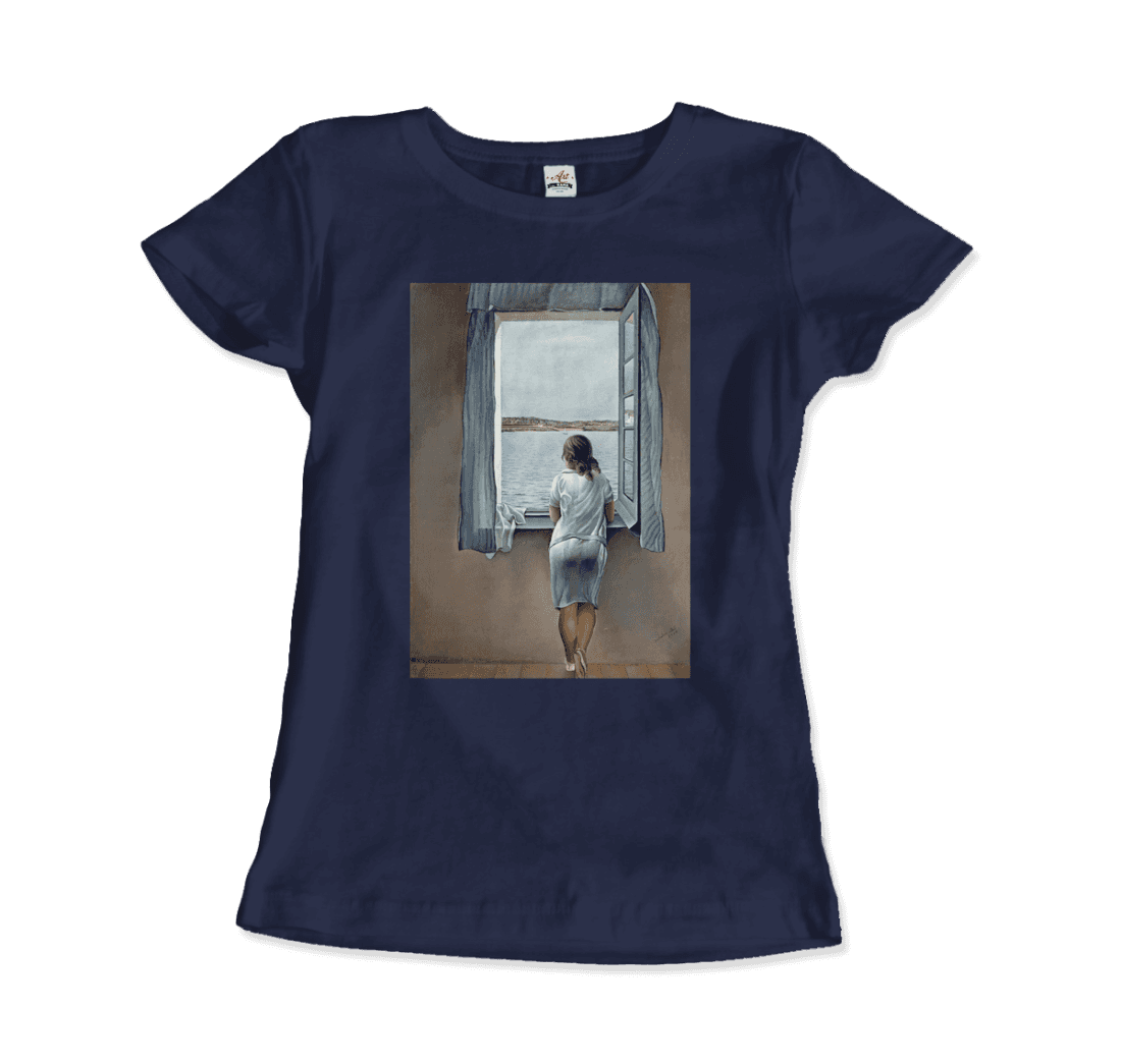 Salvador Dali Young Woman at a Window artwork t-shirt by Art-O-Rama Shop