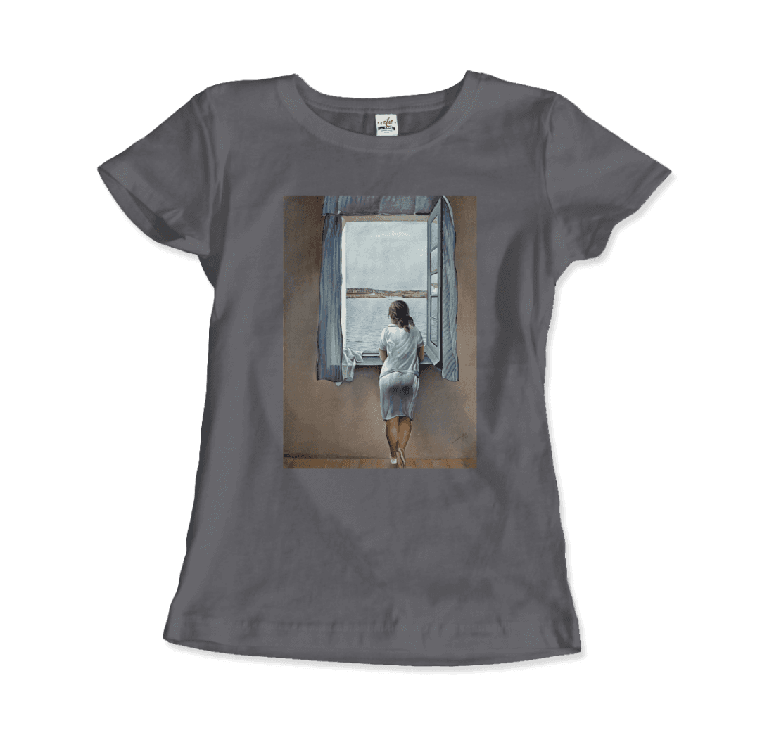 Salvador Dali Young Woman at a Window artwork t-shirt by Art-O-Rama Shop